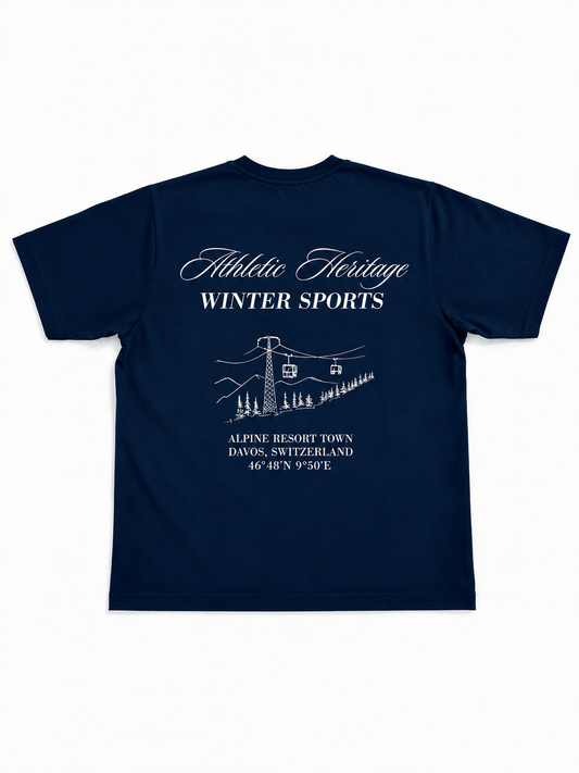 Athletic Heritage Premium Shirt Davos Edition - Navy Blue