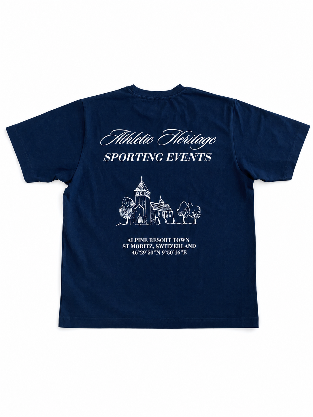 Athletic Heritage Premium Shirt St. Moritz Edition - Navy Blue