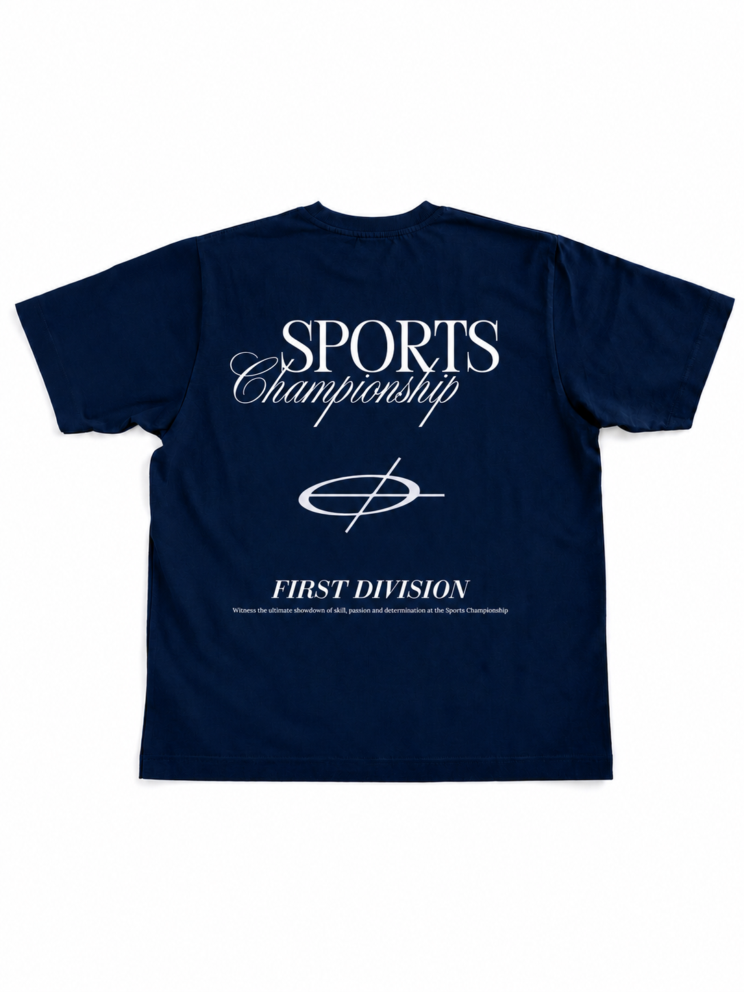 Sports Championship Classic Tshirt - Navy Blue