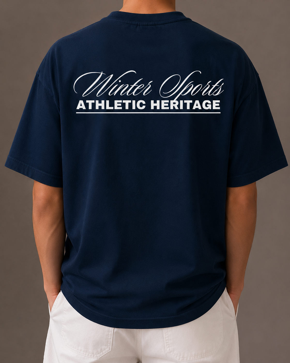 Winter Sports Classic Tshirt - Navy Blue