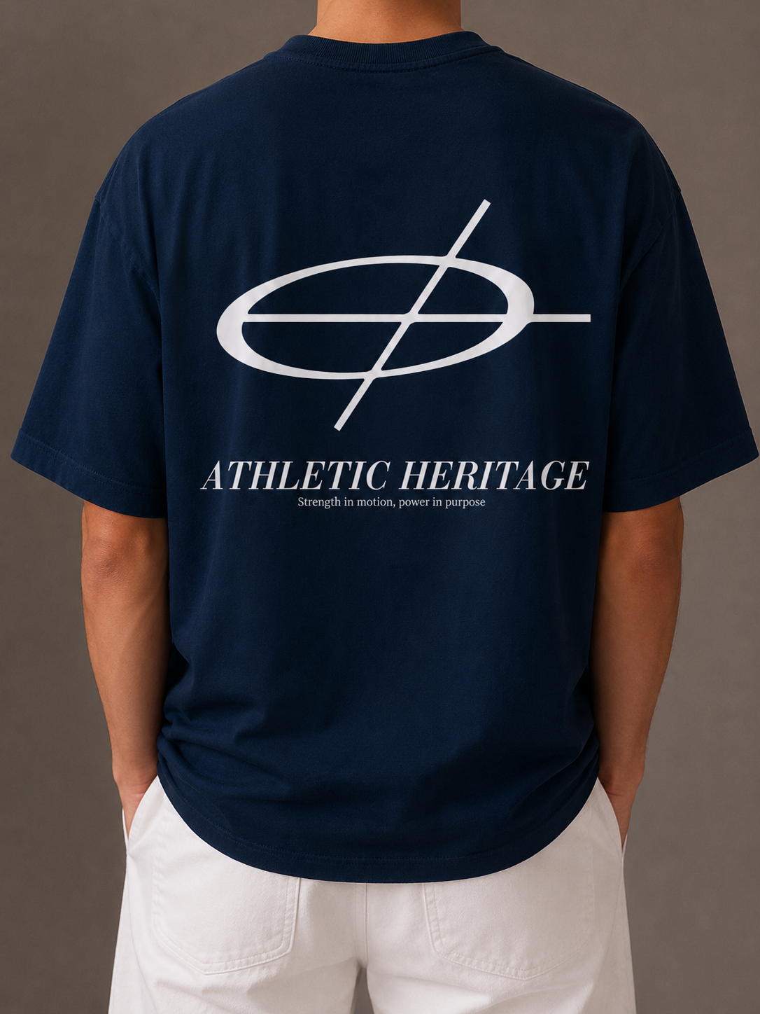 Athletic Heritage Classic Tshirt - Navy Blue