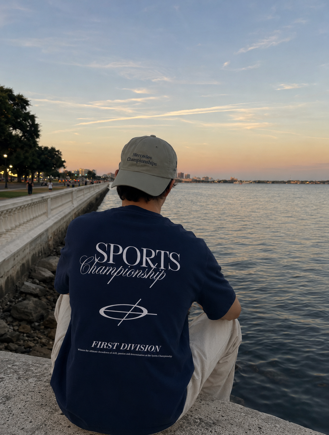 Sports Championship Classic Tshirt - Navy Blue