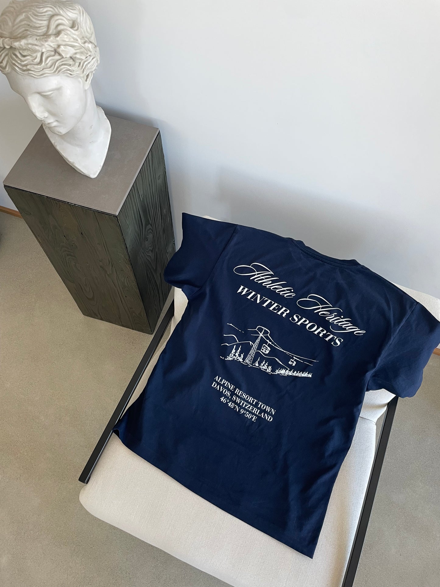 Athletic Heritage Premium Shirt Davos Edition - Navy Blue